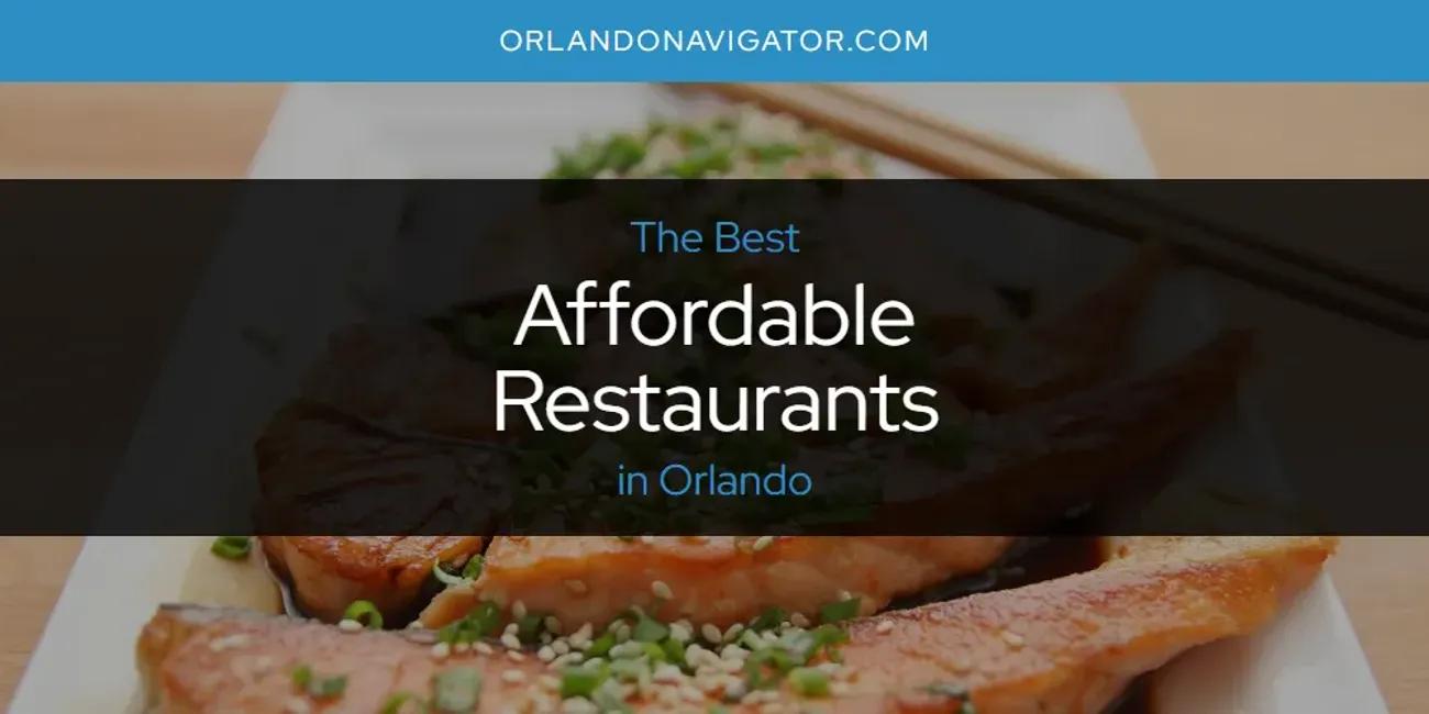 Orlando's Best Affordable Restaurants [Updated 2024]